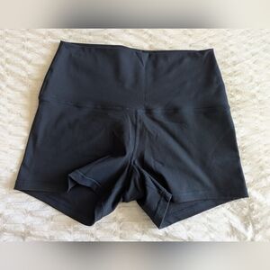 Women's Black High-Waisted Shorts